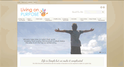 Desktop Screenshot of living-on-purpose.net